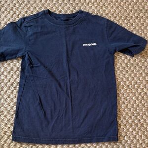 Patagonia Kids Dark Blue Short Sleeve Tee XS 5-6